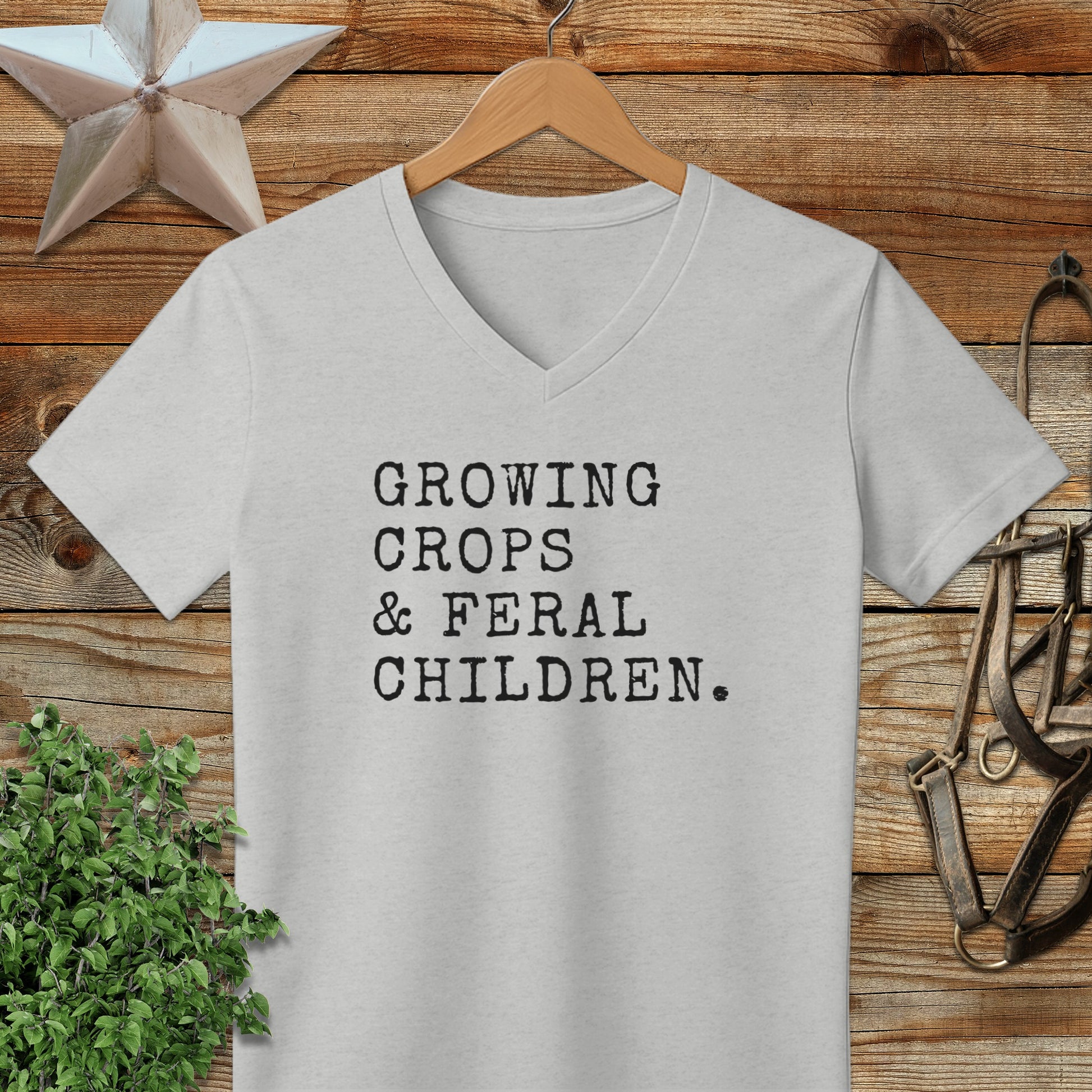 Growing Crops & Feral Children V-neck