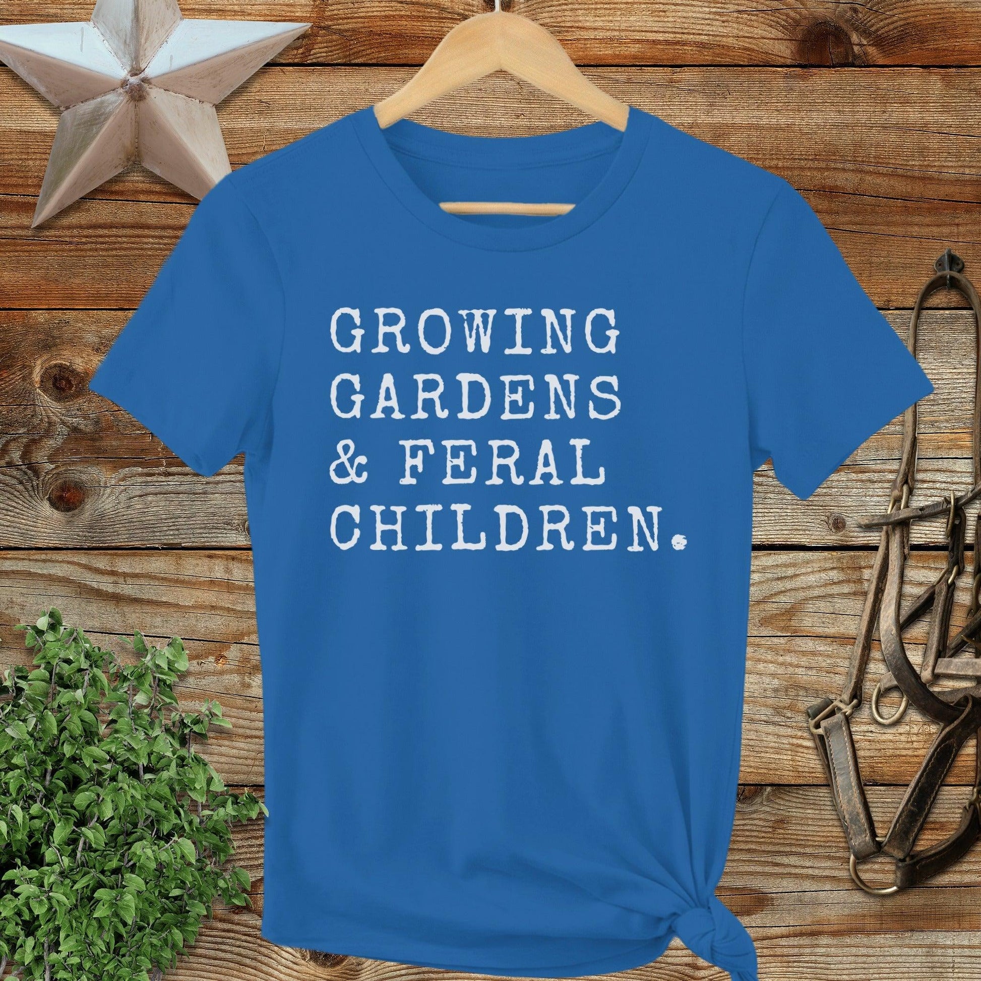 Growing Gardens & Feral Children Ladies Tee