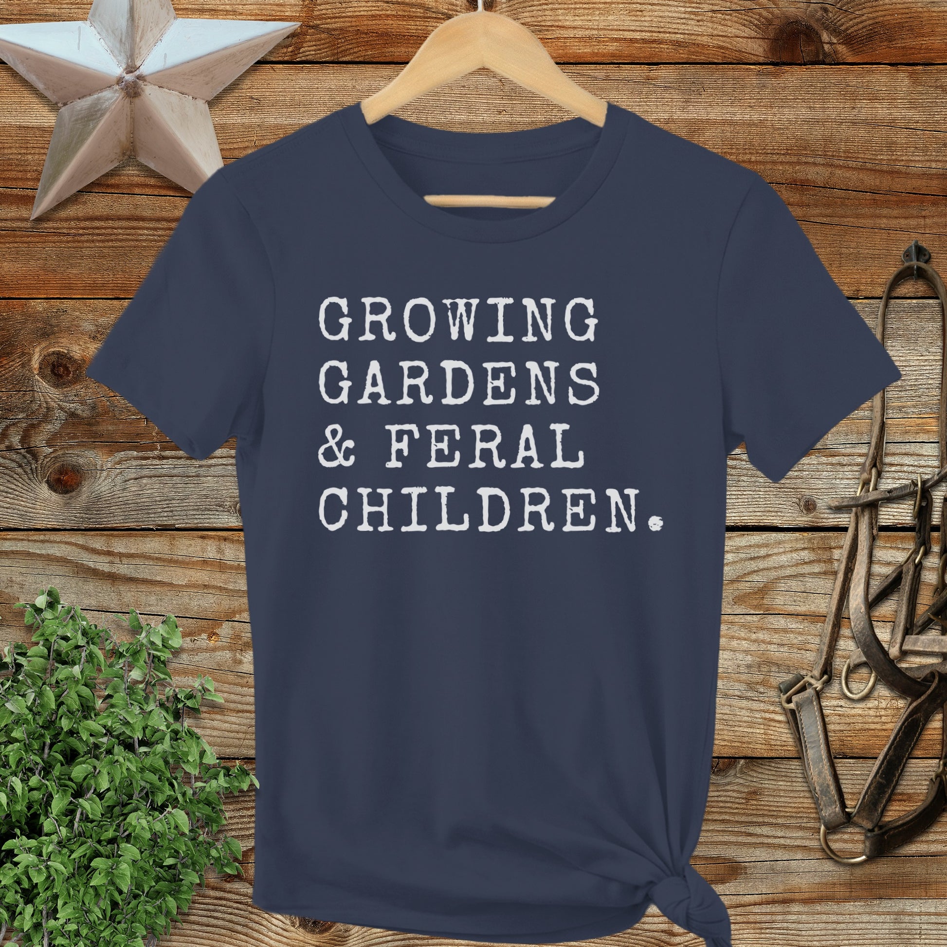 Growing Gardens & Feral Children Ladies Tee