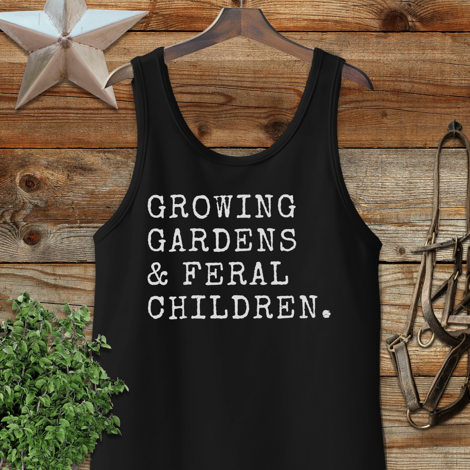 Growing Gardens & Feral Children Tank Top