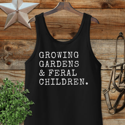 Growing Gardens & Feral Children Tank Top