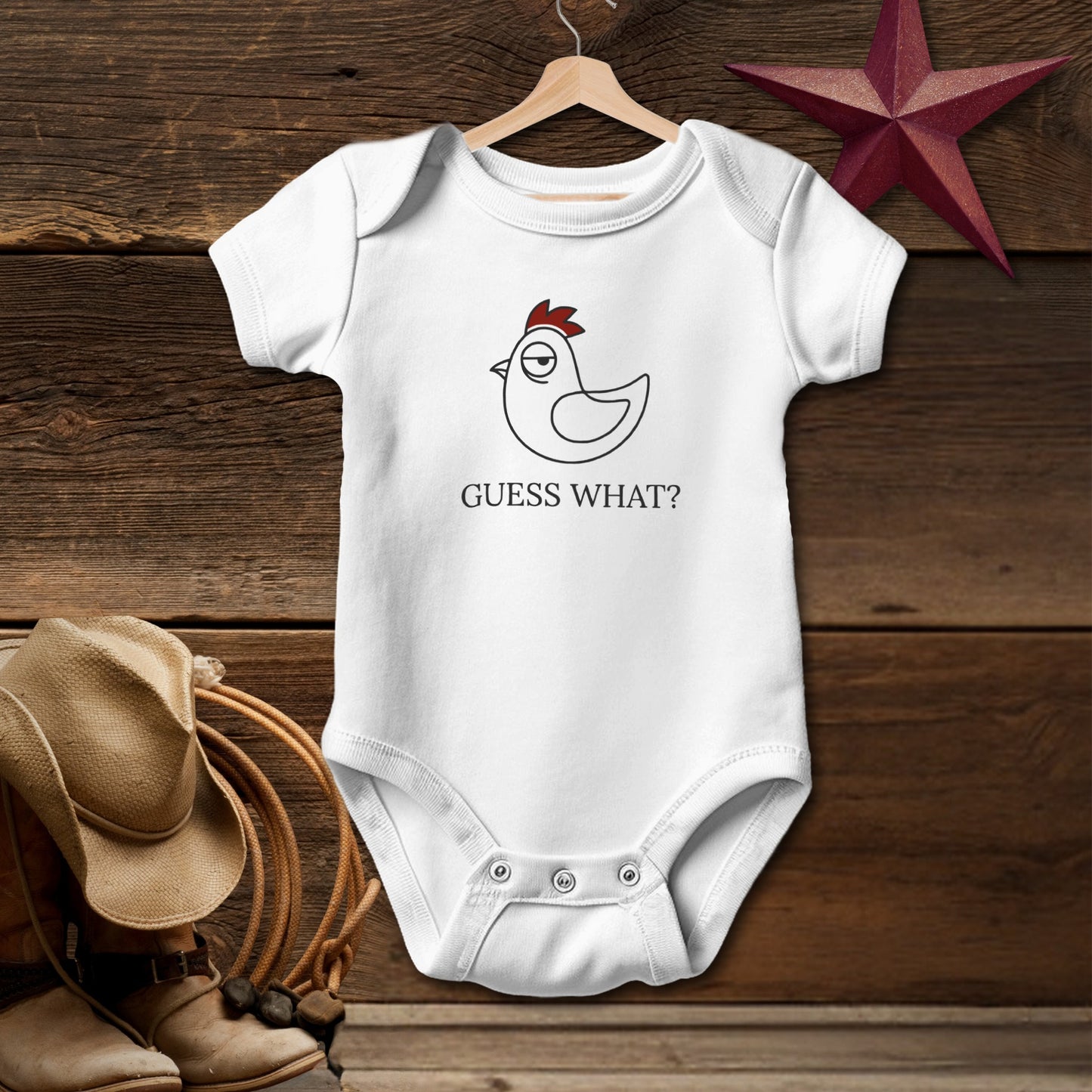 Guess What Bodysuit (Baby)