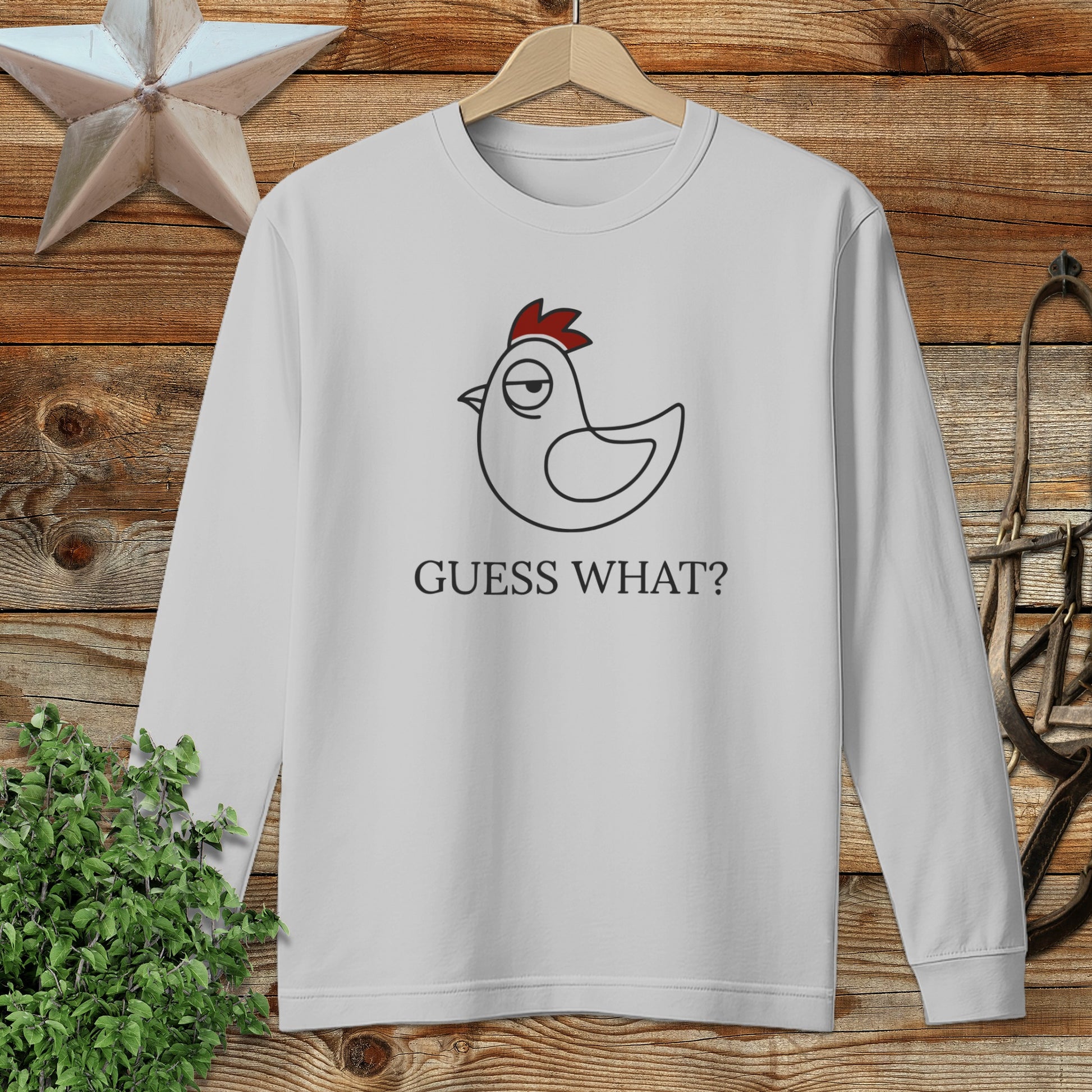 Guess What Long Sleeve Tee