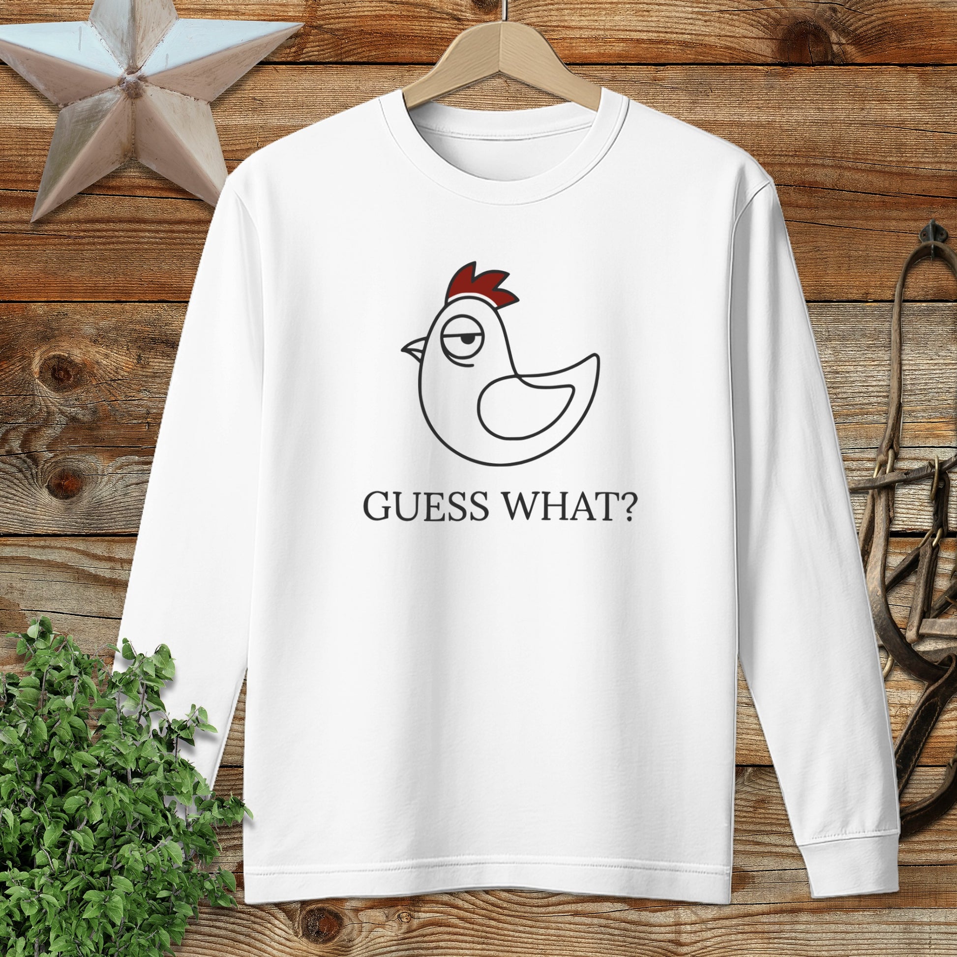 Guess What Long Sleeve Tee