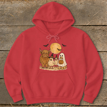 Halloween Farm Friends Hoodie