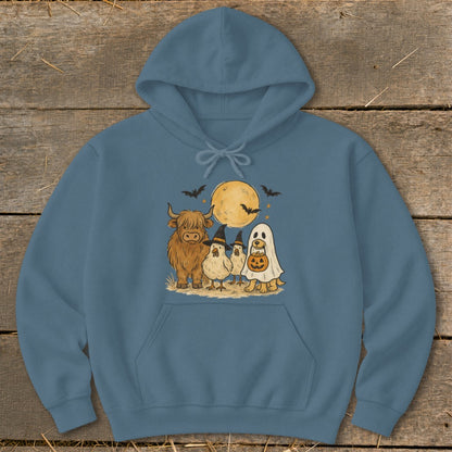 Halloween Farm Friends Hoodie