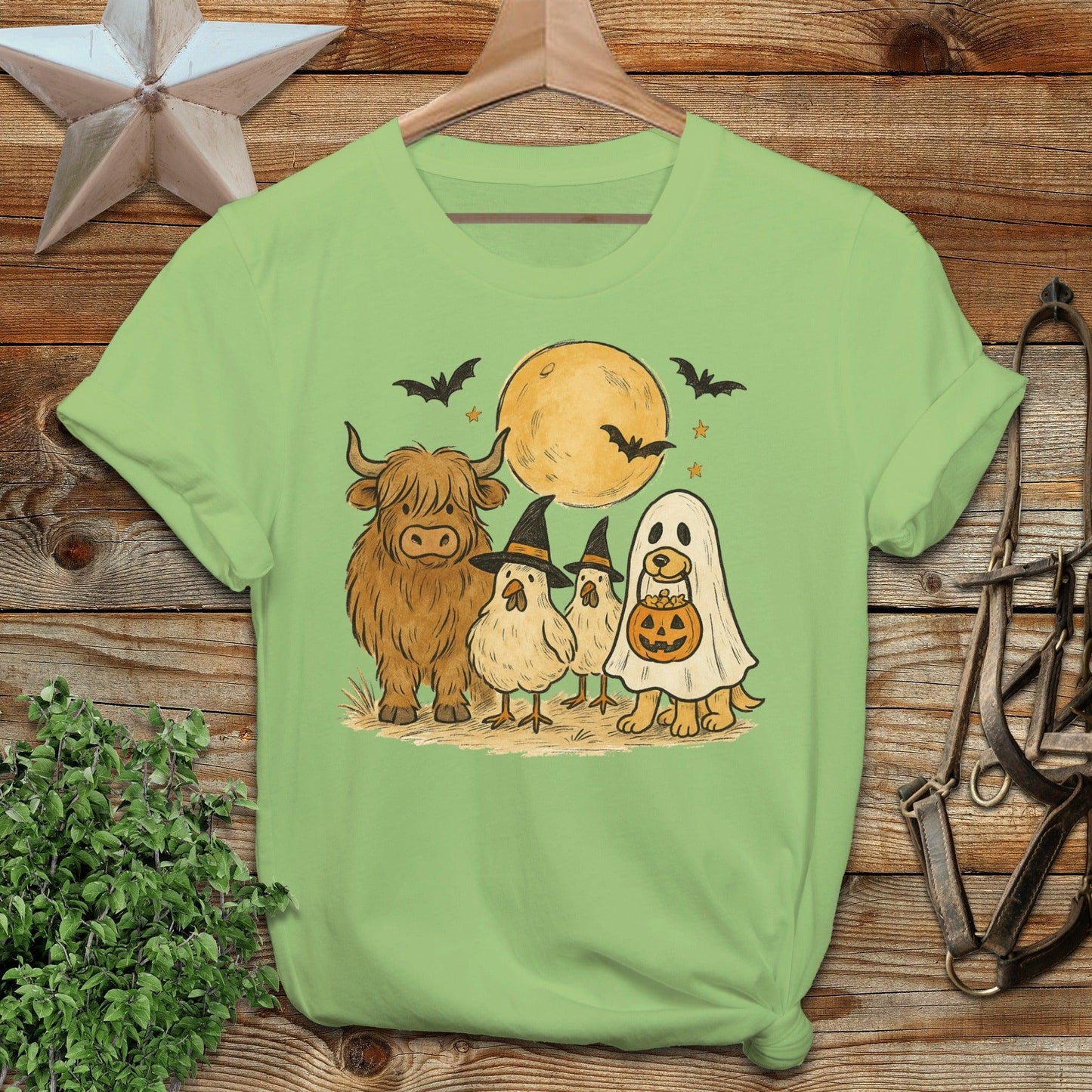 Halloween Farm Friends Softstyle Tee