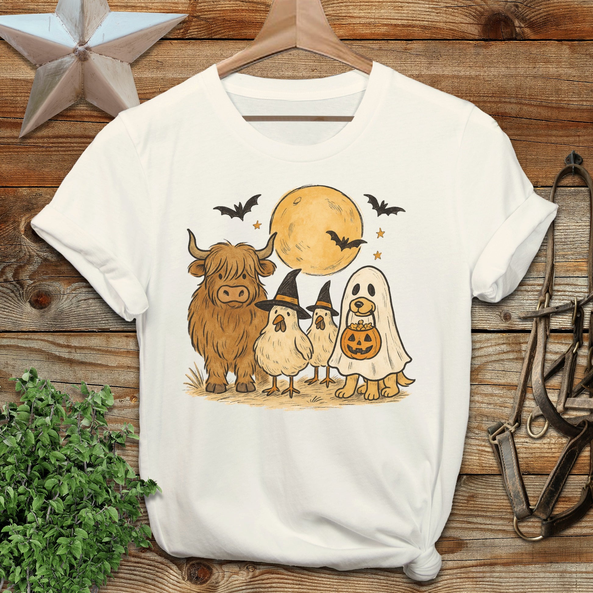 Halloween Farm Friends Softstyle Tee