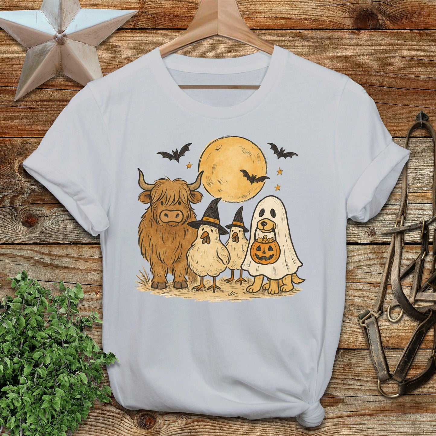Halloween Farm Friends Softstyle Tee