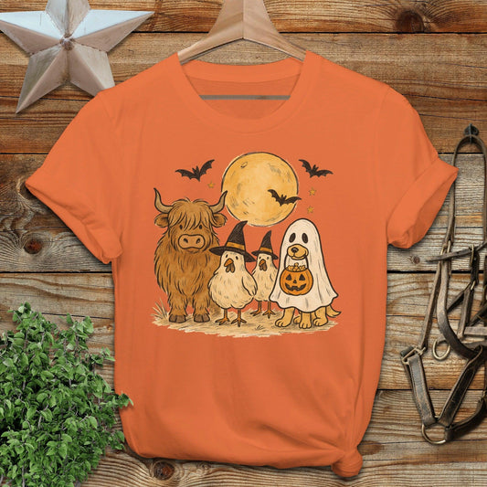 Halloween Farm Friends Softstyle Tee