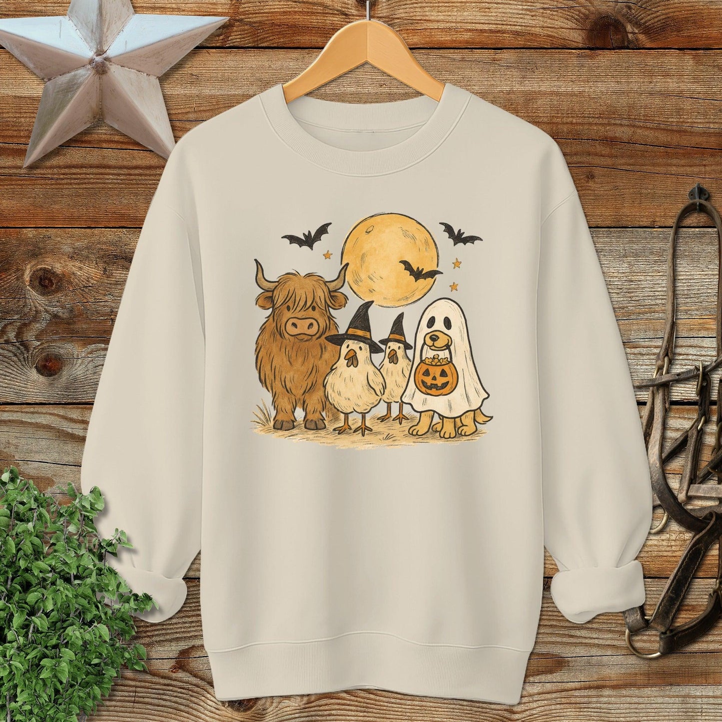 Halloween Farm Friends Sweatshirt