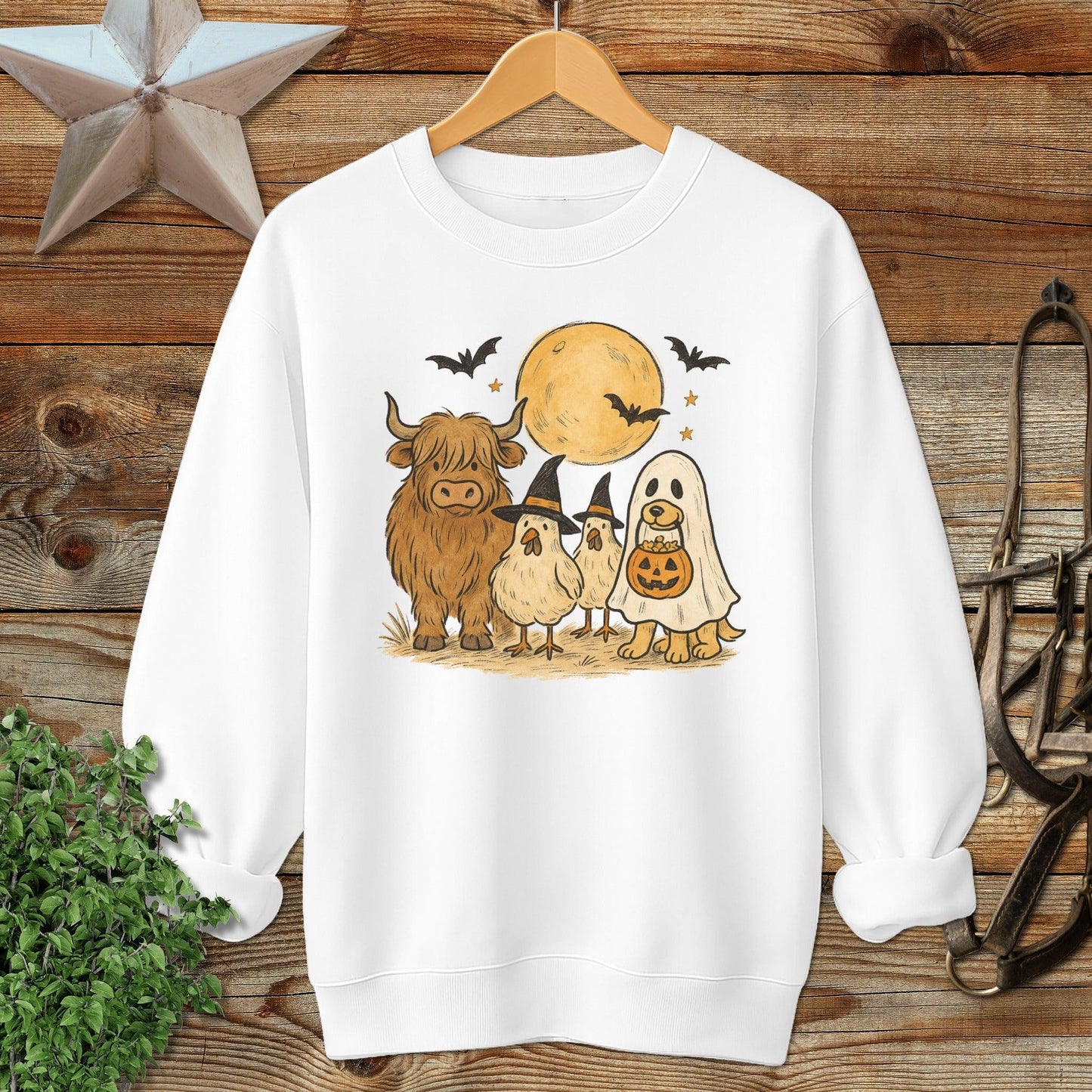Halloween Farm Friends Sweatshirt