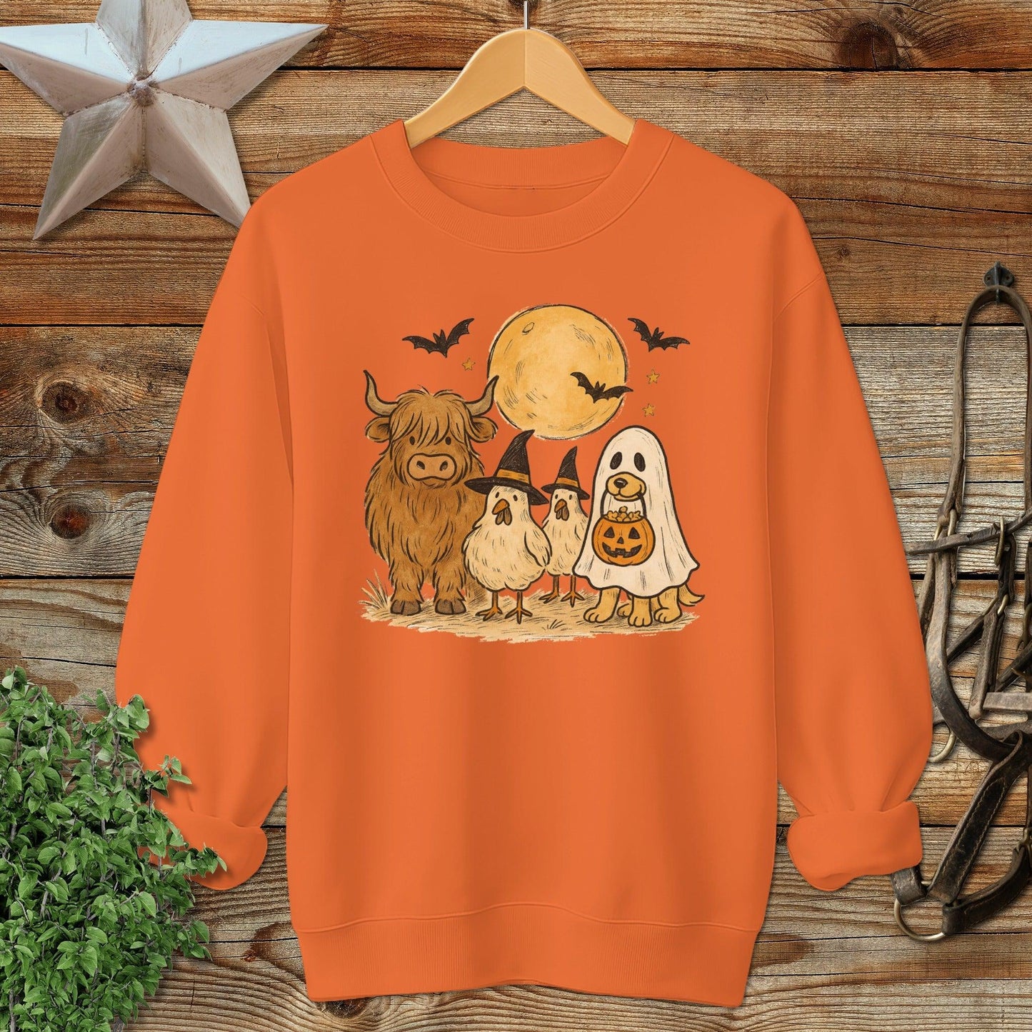 Halloween Farm Friends Sweatshirt
