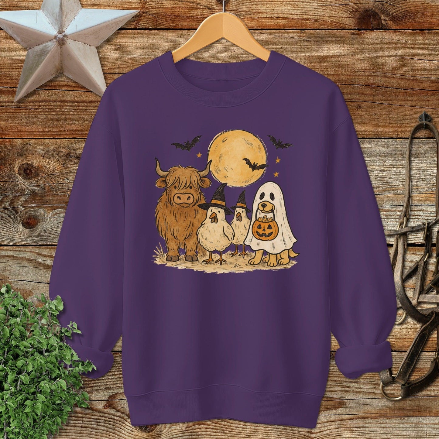 Halloween Farm Friends Sweatshirt