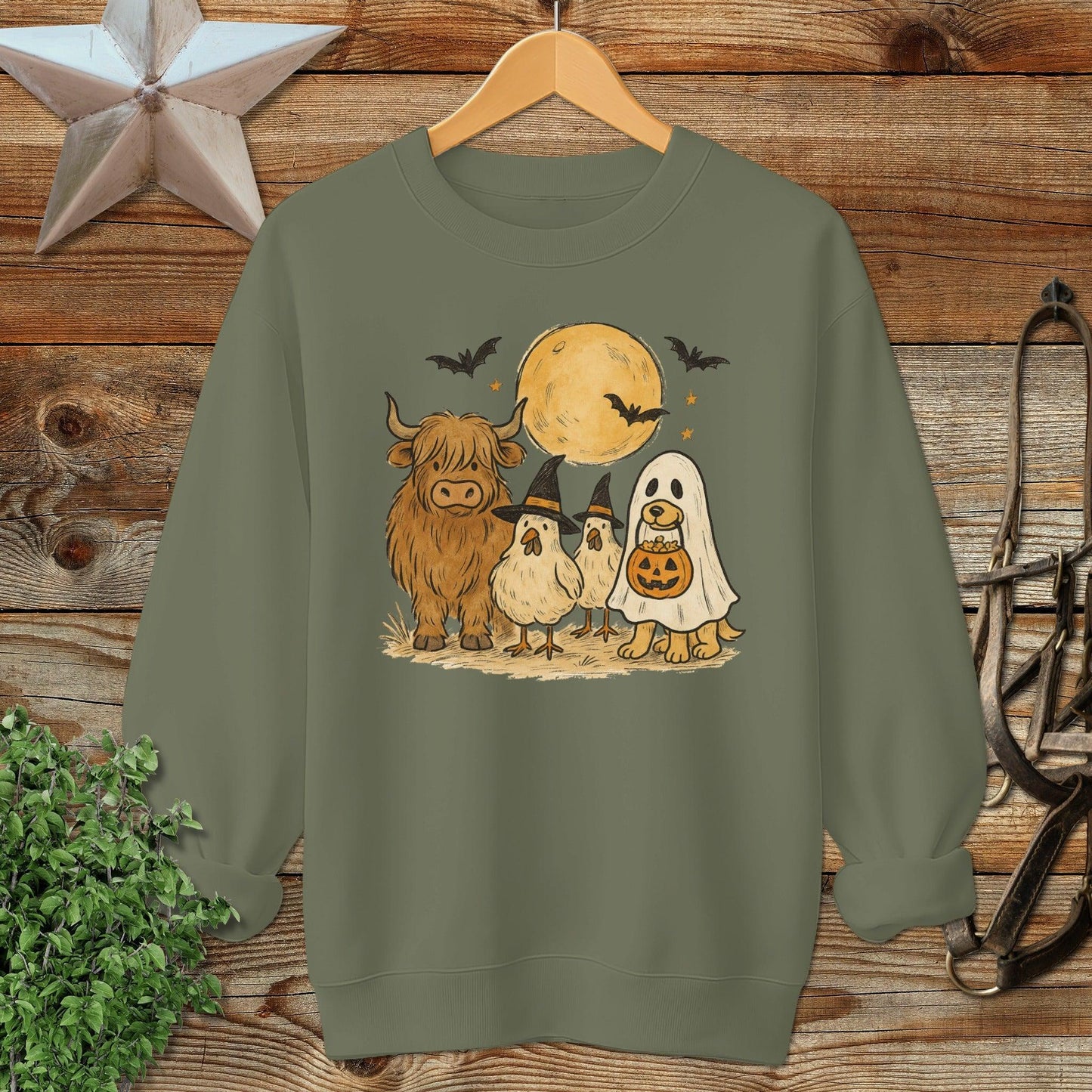 Halloween Farm Friends Sweatshirt