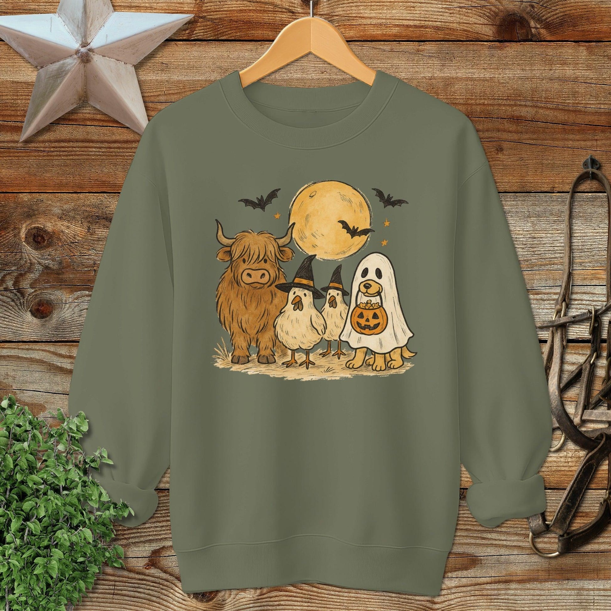 Halloween Farm Friends Sweatshirt