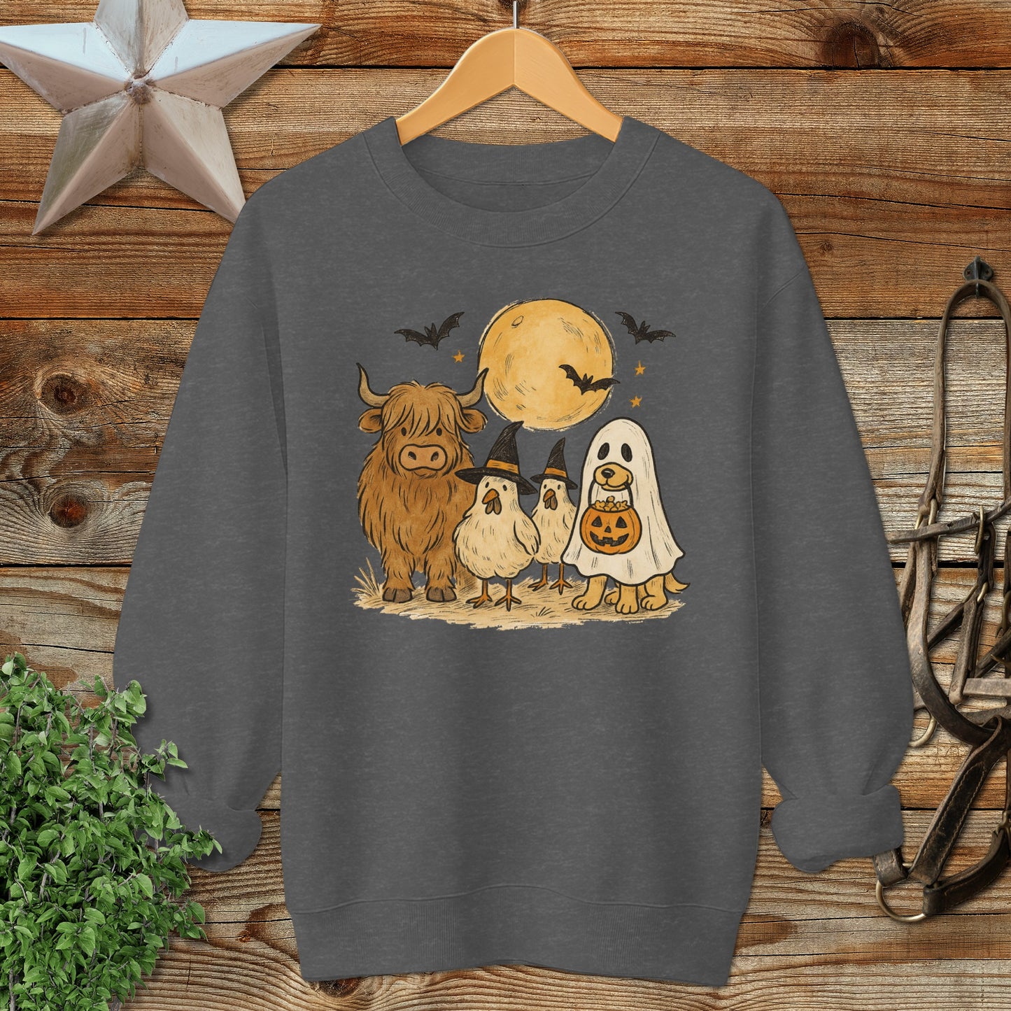 Halloween Farm Friends Sweatshirt