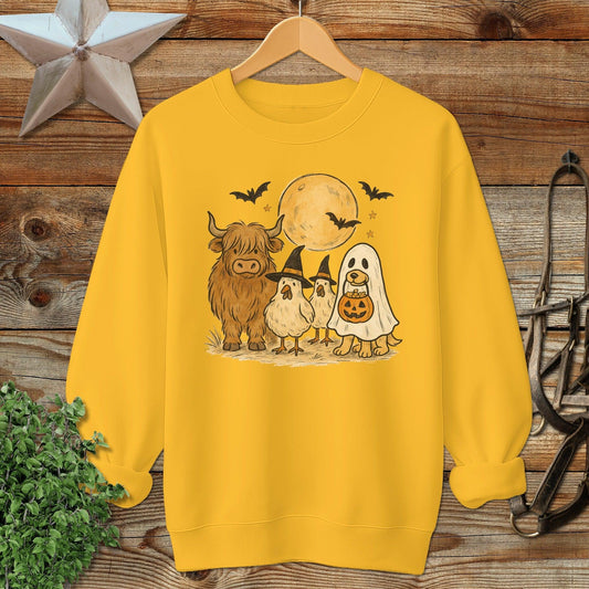 Halloween Farm Friends Sweatshirt
