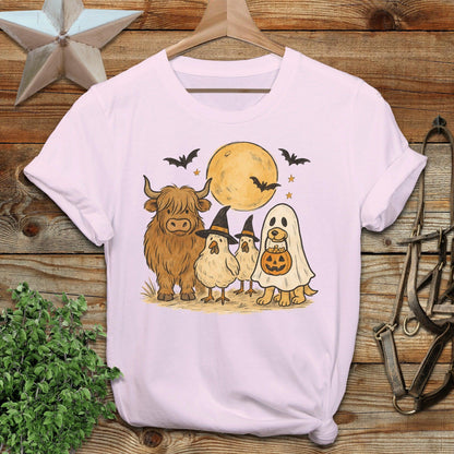 Halloween Farm Friends T-shirt