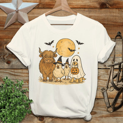 Halloween Farm Friends T-shirt
