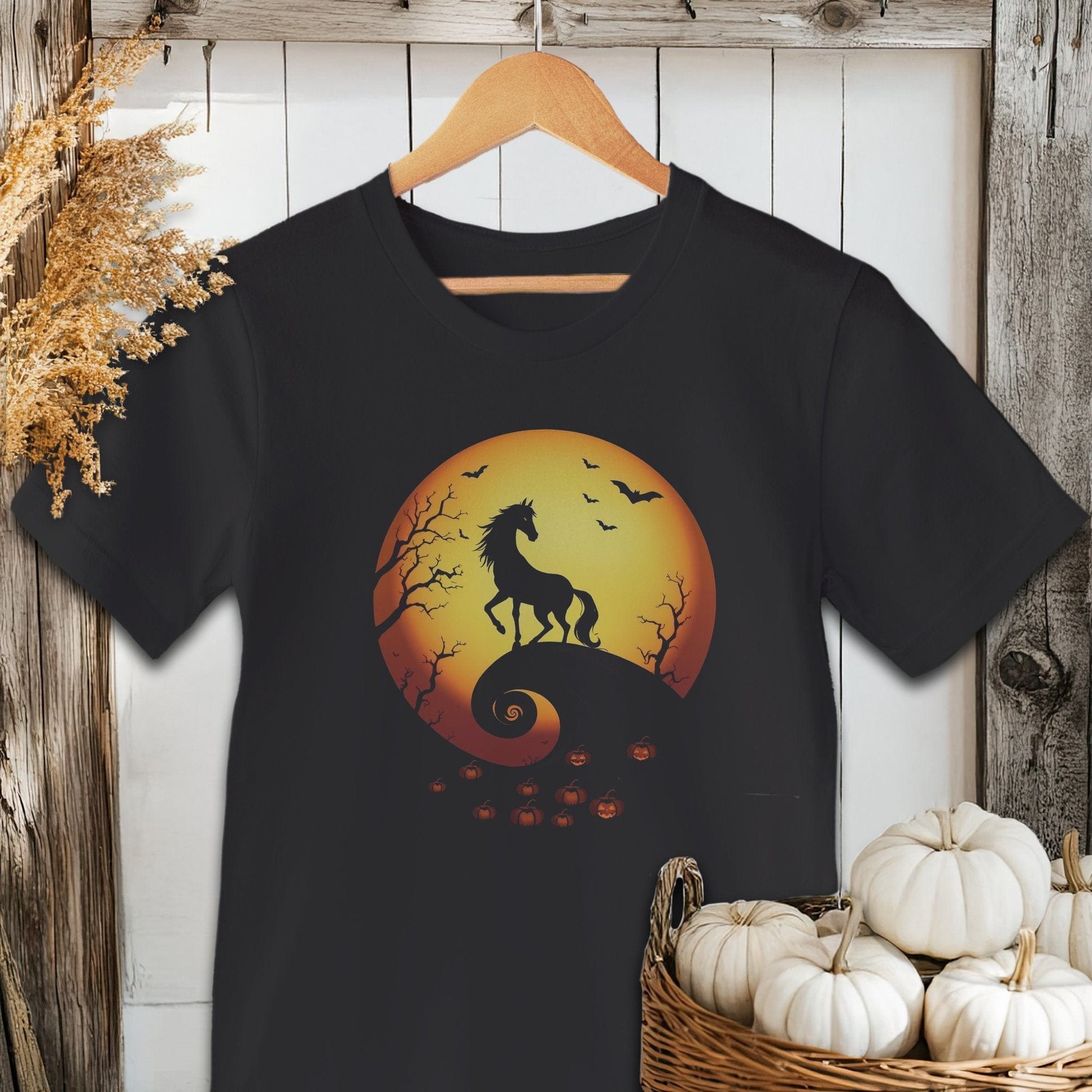 Halloween Horse in the Moon Shirt