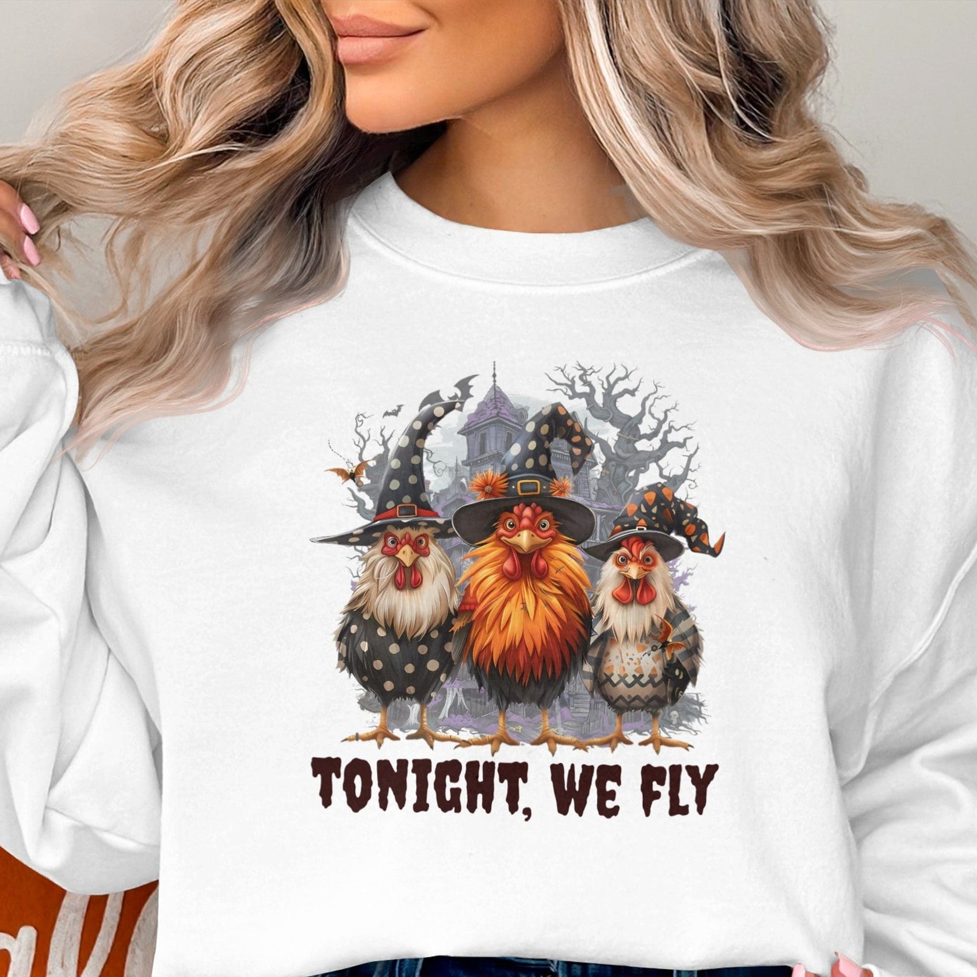 Halloween Witch Chickens Shirt