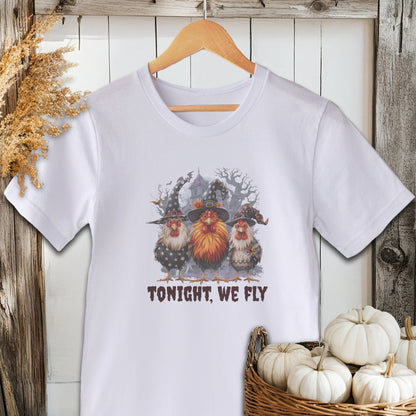 Halloween Witch Chickens Shirt