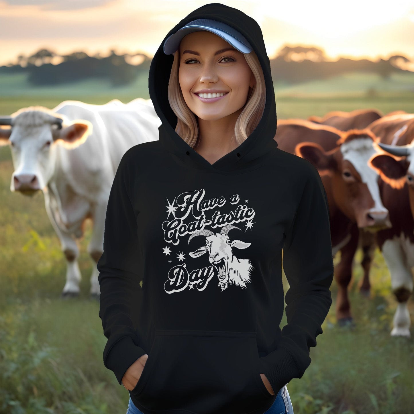 Have a Goat-tastic Day Hoodie