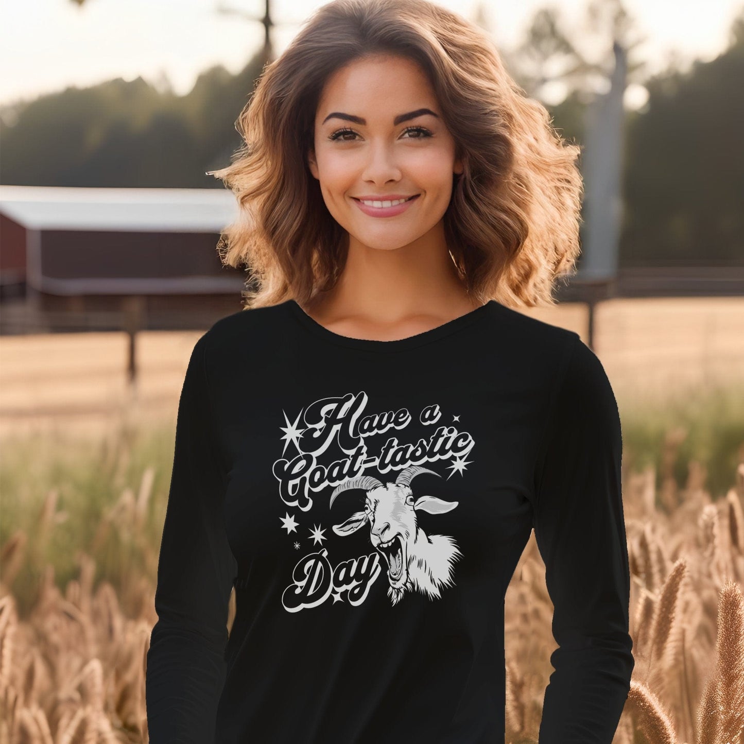 Have a Goat-tastic Day Long Sleeve Tee