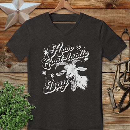Have a Goat-tastic Day V-neck