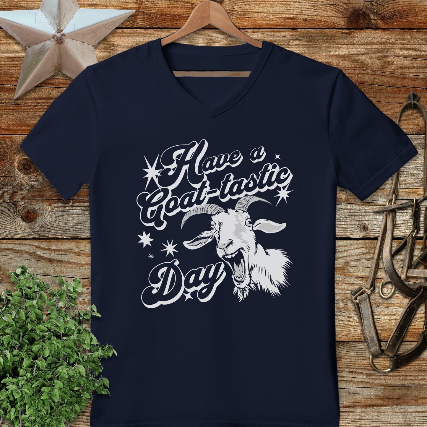Have a Goat-tastic Day V-neck