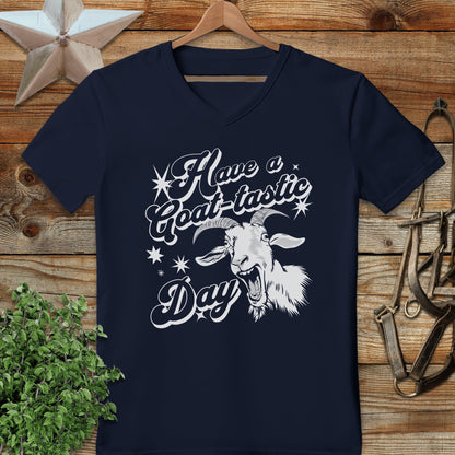 Have a Goat-tastic Day V-neck