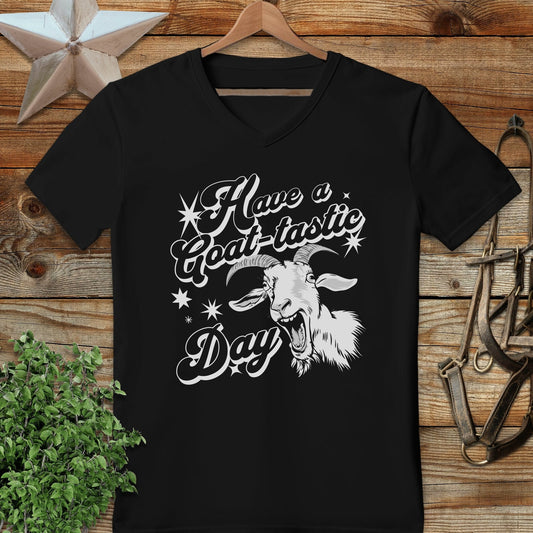 Have a Goat-tastic Day V-neck