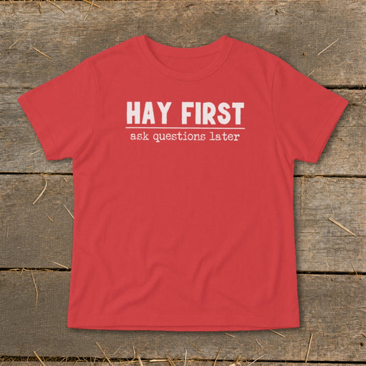 Hay First Ask Questions Later Infant Tee