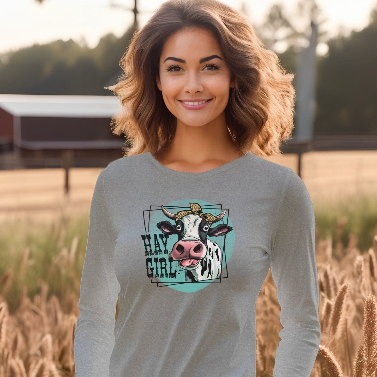 Hay Girl Long Sleeve Tee