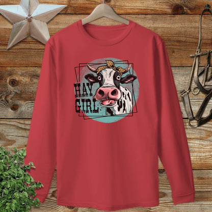 Hay Girl Long Sleeve Tee