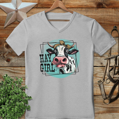 Hay Girl V-neck