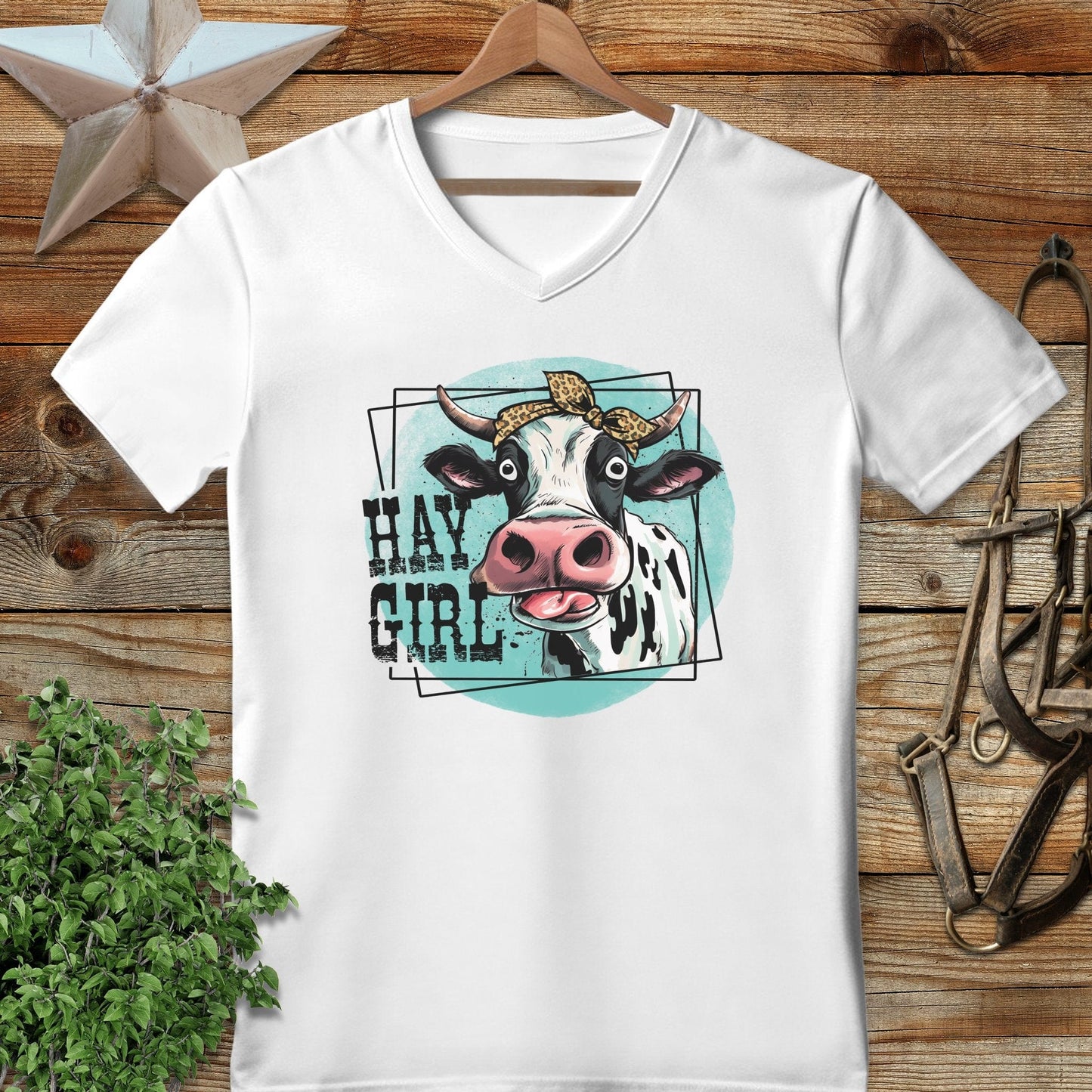 Hay Girl V-neck