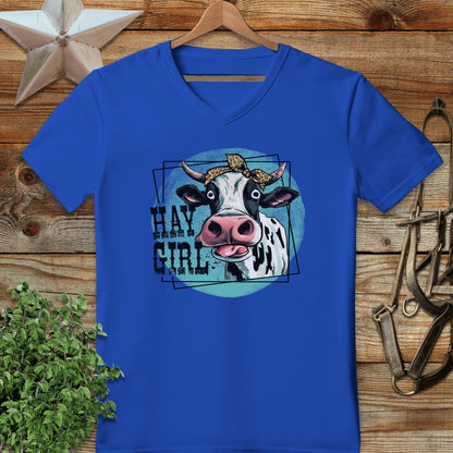 Hay Girl V-neck
