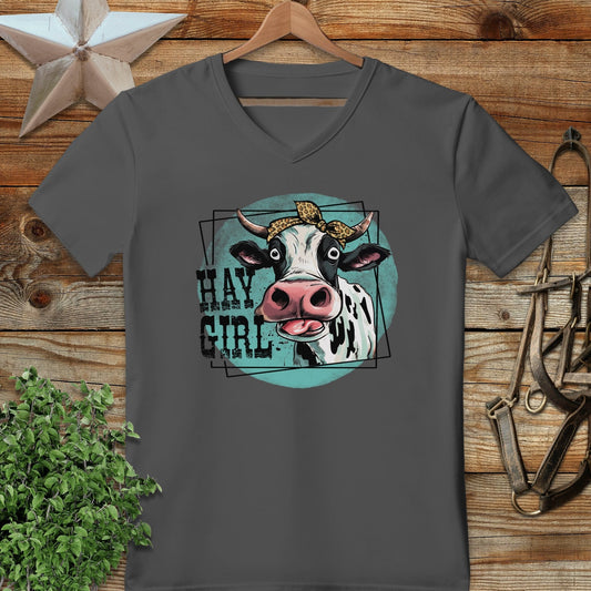 Hay Girl V-neck