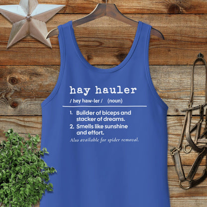 Hay Hauler Definition Tank Top