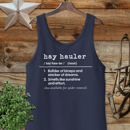 Hay Hauler Definition Tank Top