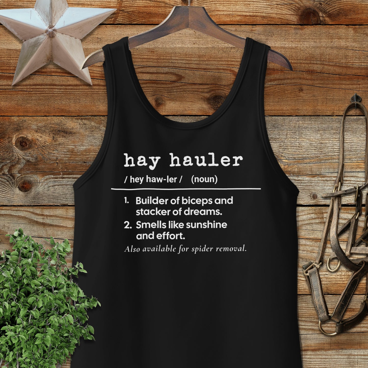 Hay Hauler Definition Tank Top