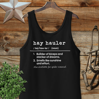 Hay Hauler Definition Tank Top