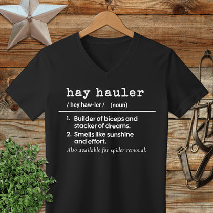 Hay Hauler Definition V-neck