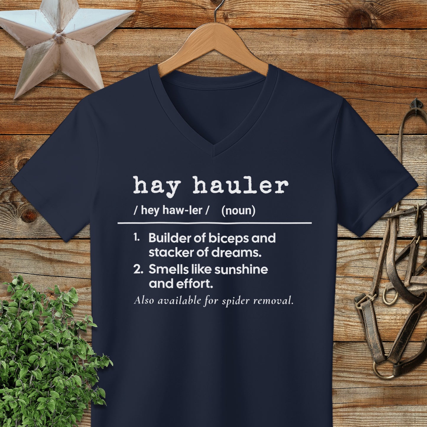 Hay Hauler Definition V-neck