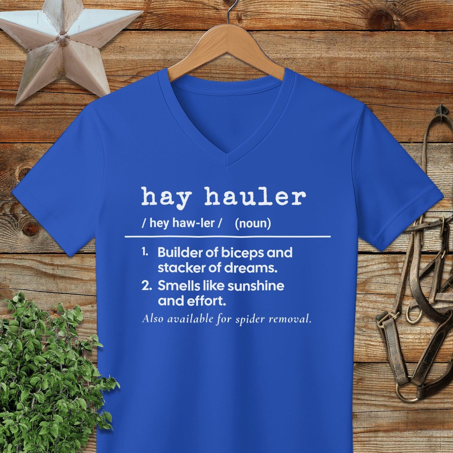 Hay Hauler Definition V-neck