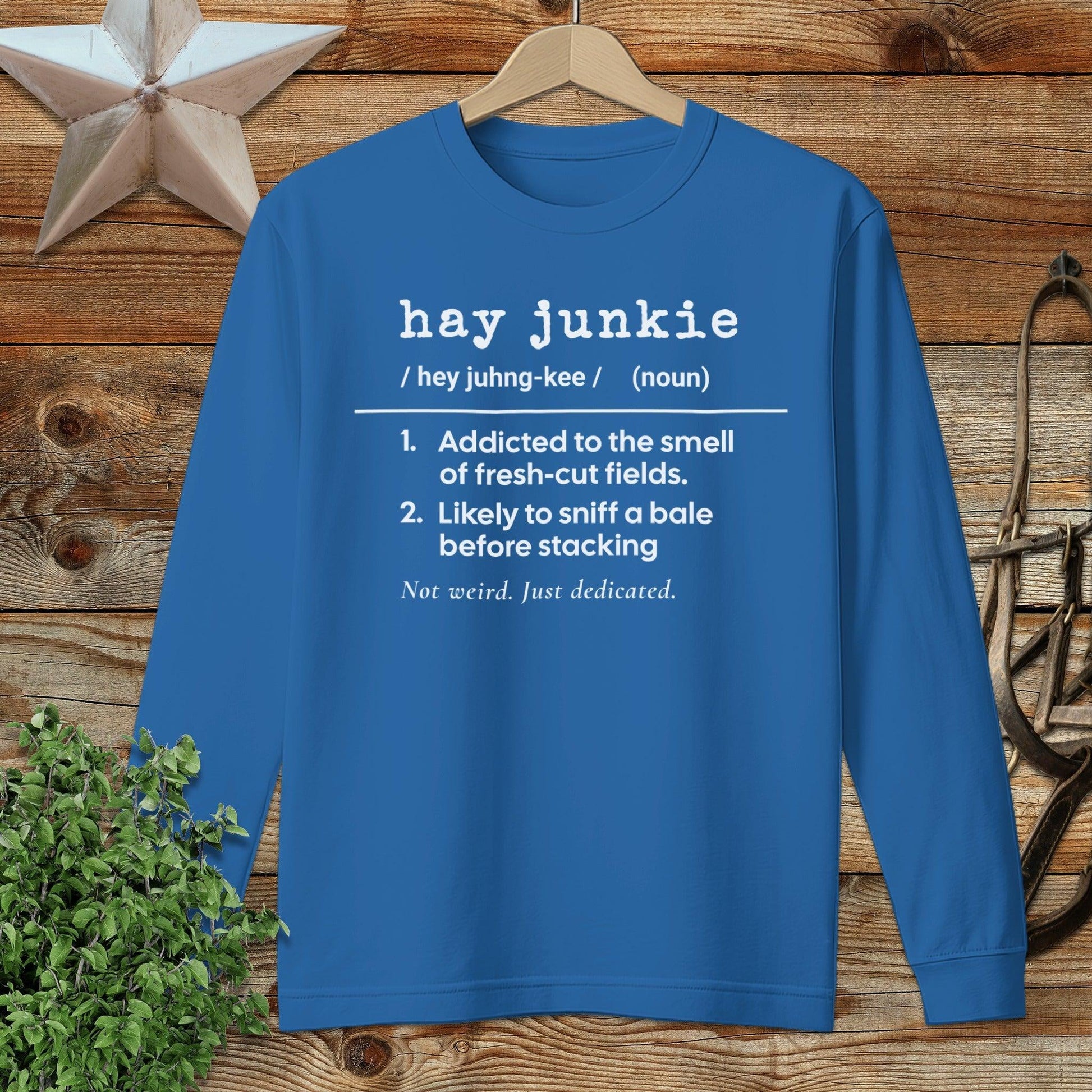 Hay Junkie Definition Long Sleeve Tee