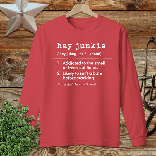 Hay Junkie Definition Long Sleeve Tee