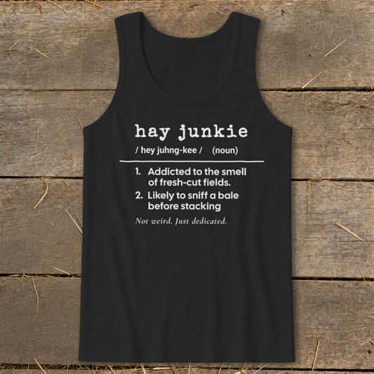 Hay Junkie Definition Tank Top - Black